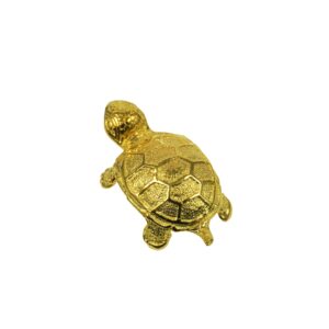 solid yellow gold twenty four karat turtle charm